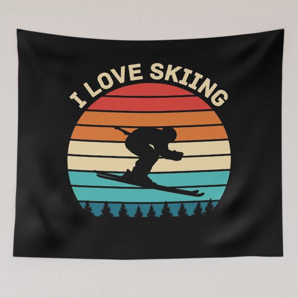 Item preview, I Love Skiing designed and sold by NoSpecialShop.