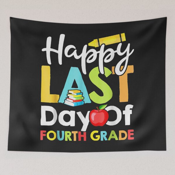 Item preview, Happy Last Day of Fourth Grade Teacher And Student TShirt42 designed and sold by virnmjan.