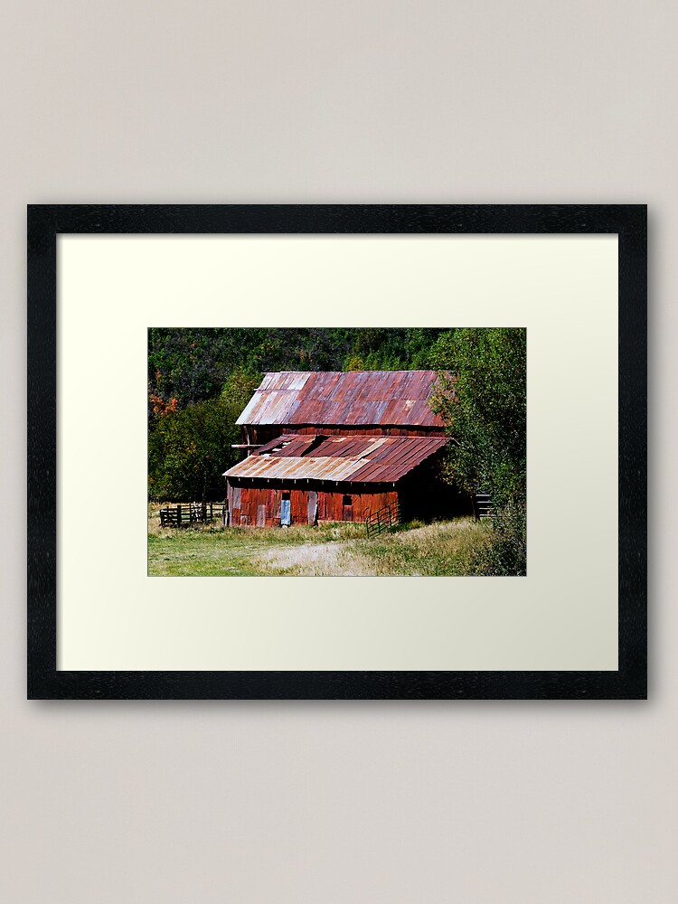 Alternate view of Rusted but Still Standing Framed Art Print