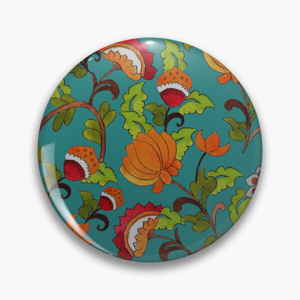 Item preview, Kalamkari lotus print spring summer 2022 designed and sold by Maayaakshay24.