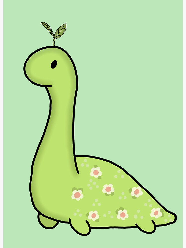 Cute Dino Art Board Print for Sale by hocapontas