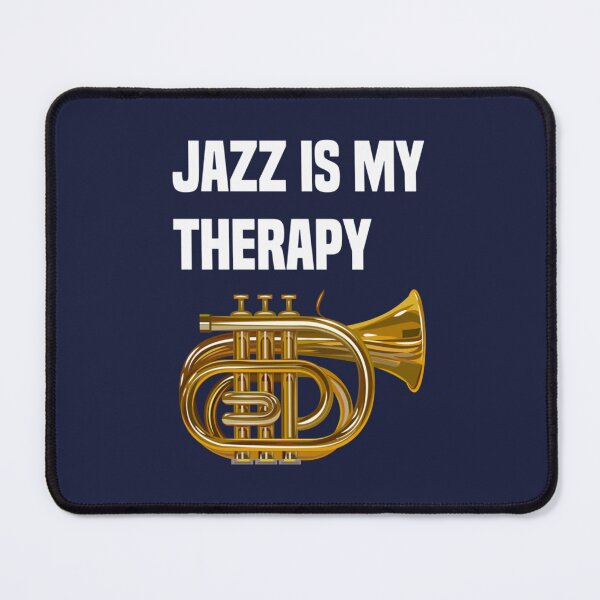 Item preview, jazz is my therapy Saxophone Playerjazz music loversGift Idea SaxophonenJazz Player Gift Tee designed and sold by KieuQuyetLAO.