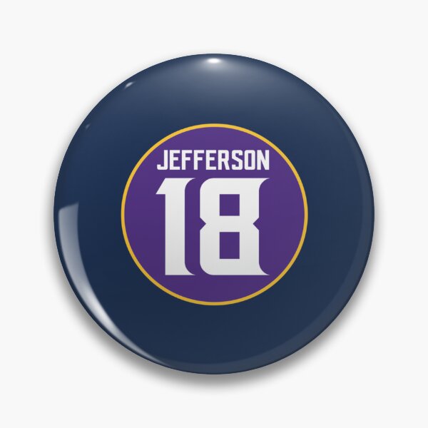 Item preview, Minnesota Viking Justin Jefferson Football designed and sold by KieuQuyetLAO.