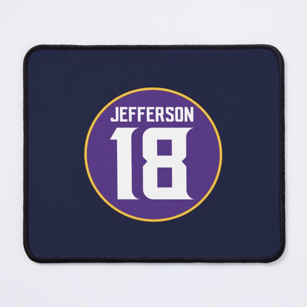 Item preview, Minnesota Viking Justin Jefferson Football designed and sold by KieuQuyetLAO.