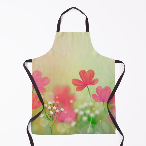 Item preview, Green Pink Flowers Art designed and sold by Tshirtstory.