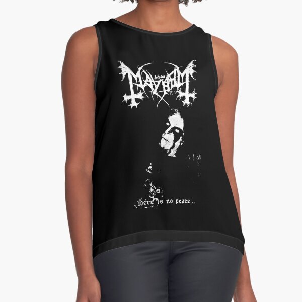 Mayhem sleeveless t-shirt De Mysteriis Dom Sathanas size XL