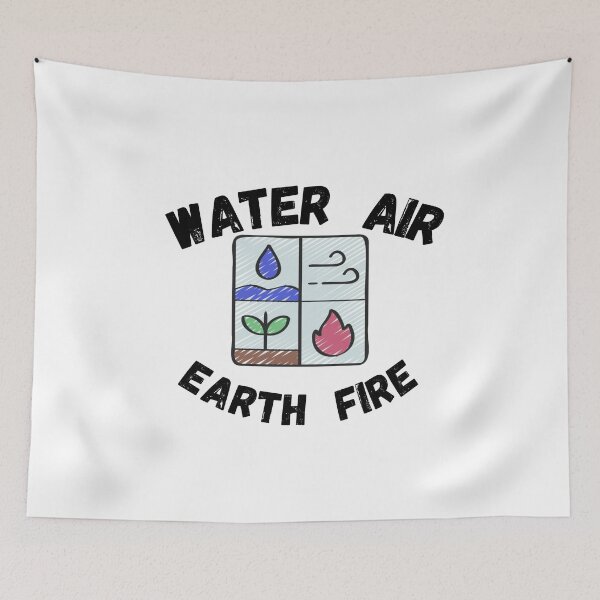Item preview,  Earth water fire air signs : Happy earth day designed and sold by Yaatra.