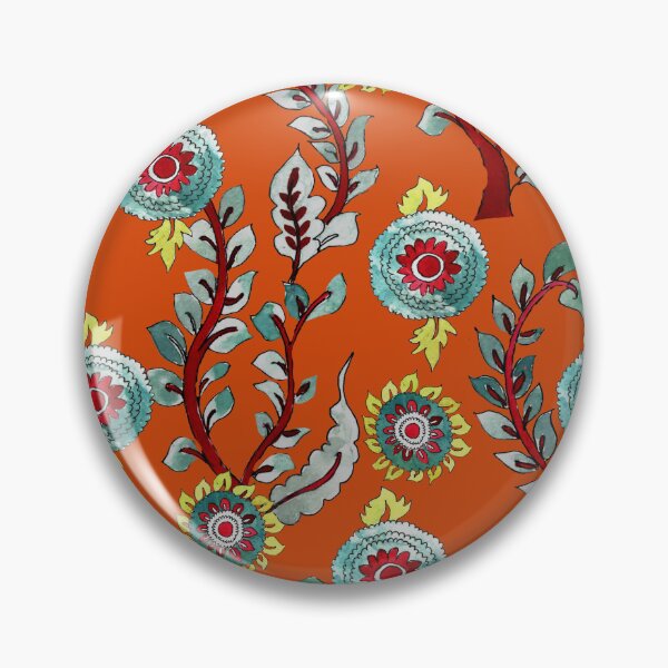 Item preview, Kalamkari flowers and trees print  designed and sold by Maayaakshay24.