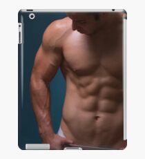 Male Bodybuilder Jordan Partial Torso iPad Case/Skin