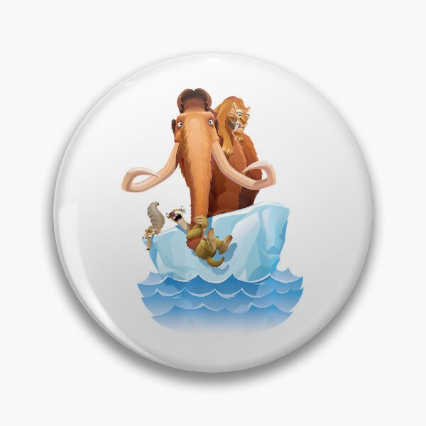 Item preview, Ice Age Manfred Diego Sid and Scrat on Iceberg designed and sold by LucaMcKenna.