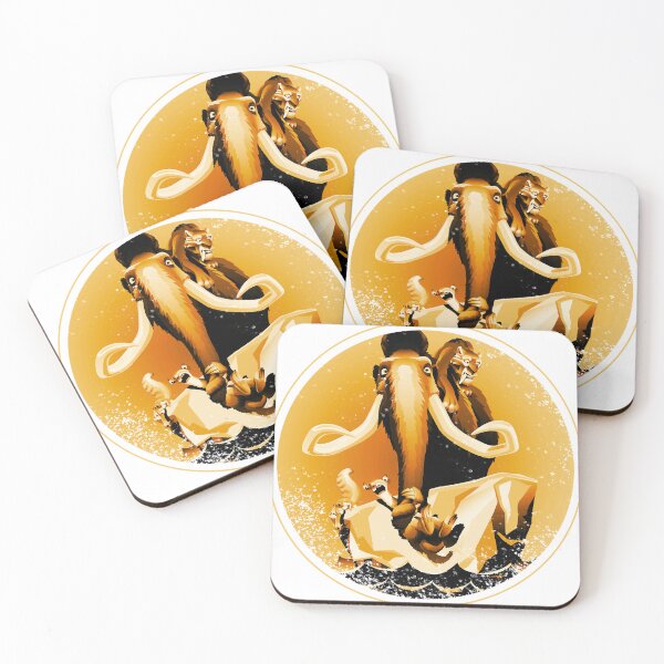 Item preview, Ice Age Manfred Diego Sid and Scrat Sepia designed and sold by LucaMcKenna.
