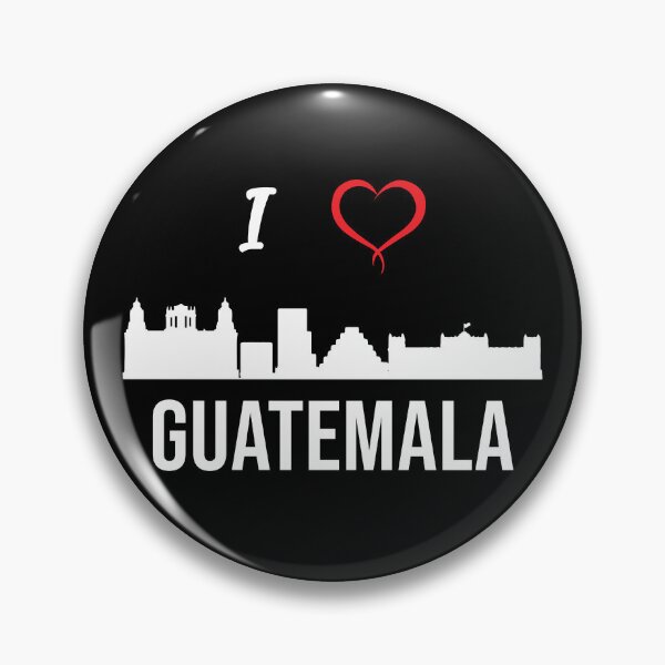 Item preview, I love Guatemala City Skyline Guatemala Central America  designed and sold by alltheprints.