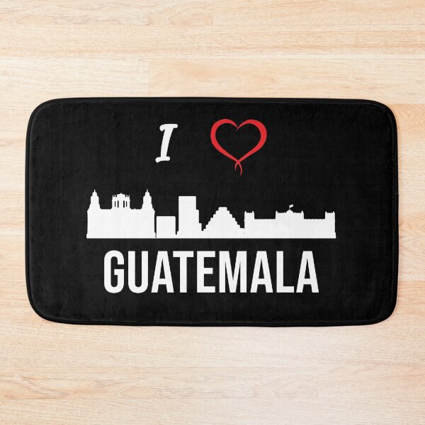 Item preview, I love Guatemala City Skyline Guatemala Central America designed and sold by alltheprints.