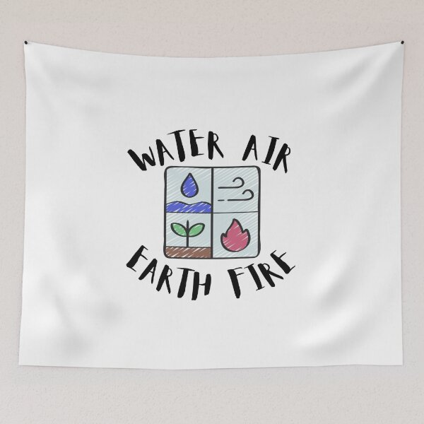 Item preview,  Earth water fire air signs : Happy earth day designed and sold by Yaatra.