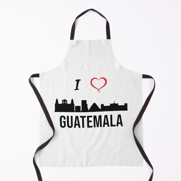 Item preview, I love Guatemala City Skyline Guatemala Central America  designed and sold by alltheprints.