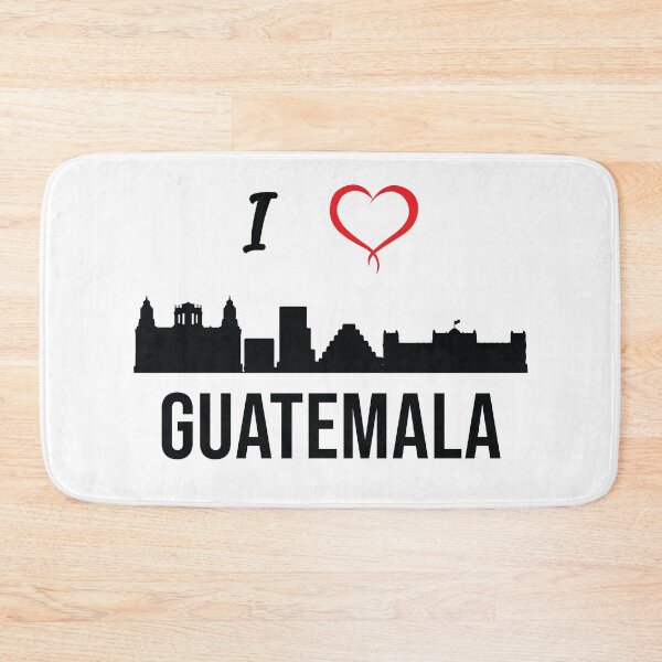 Item preview, I love Guatemala City Skyline Guatemala Central America designed and sold by alltheprints.