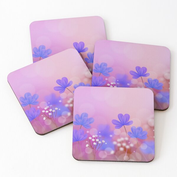 Item preview, Blue flowers Art  designed and sold by Tshirtstory.