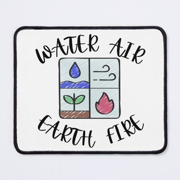 Item preview, Earth water fire air signs : Happy earth day designed and sold by Yaatra.