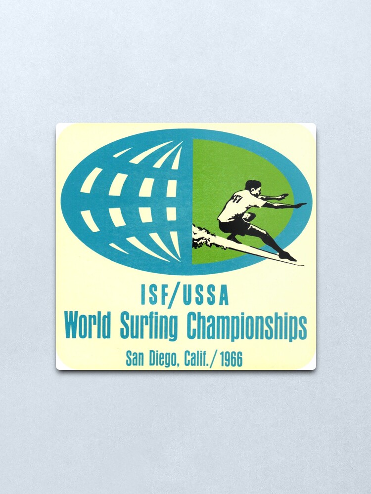 Alternate view of 1966 World Surfing Championships Metal Print