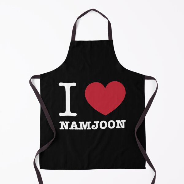 Item preview, I love BTS Namjoon typography white designed and sold by Morcawork.
