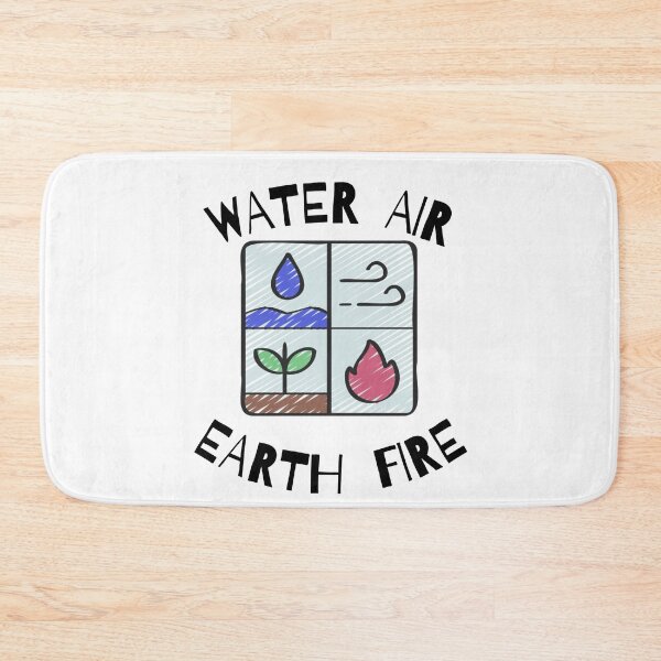Artikelvorschau, Erde Wasser Feuer Luftzeichen: Glücklicher Tag der Erde entworfen und verkauft von Yaatra.