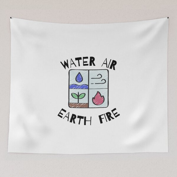 Item preview,  Earth water fire air signs : Happy earth day designed and sold by Yaatra.