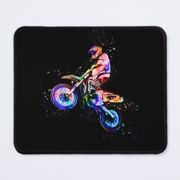 Item preview, Dirt Bike Motocross Art Colorful - Motorcycle biker designed and sold by caintati.