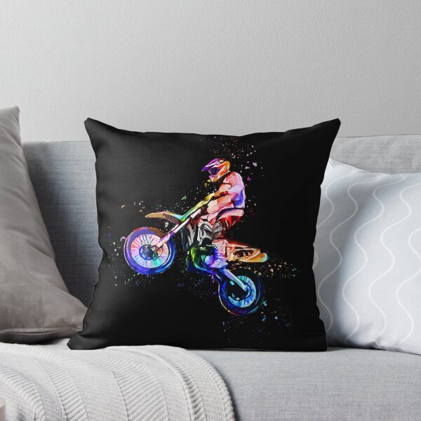 Item preview, Dirt Bike Motocross Art Colorful - Motorcycle biker designed and sold by caintati.