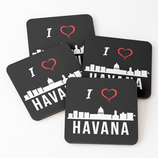 Item preview, I love Havana Skyline Cuba Cuban Central America designed and sold by alltheprints.