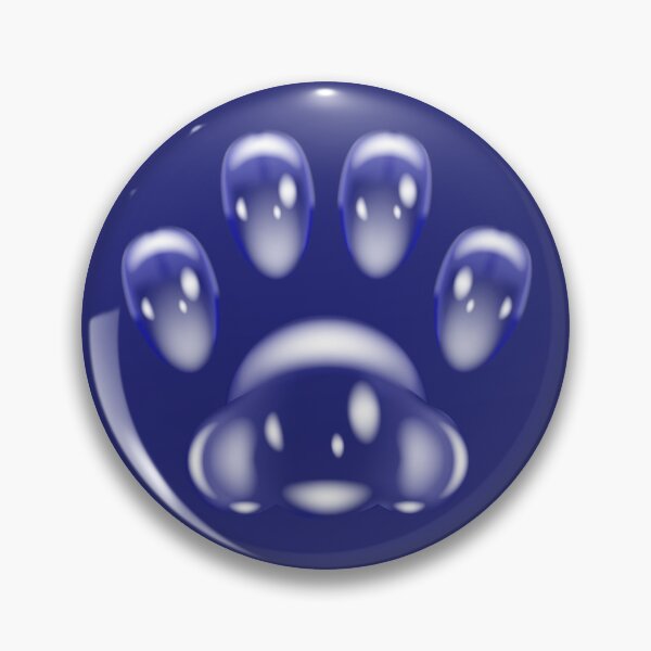 Item preview, Water transparent animal paw print. Dew drops. designed and sold by GAleksS.