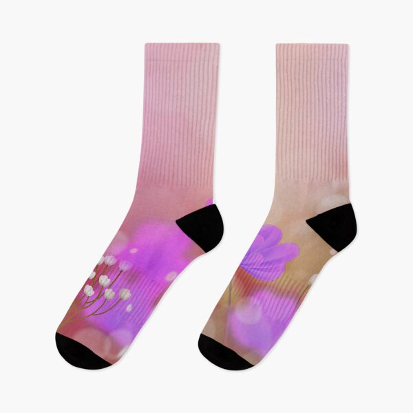 Item preview, Purple flowers Art  designed and sold by Tshirtstory.
