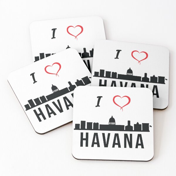 Item preview, I love Havana Skyline Cuba Cuban Central America designed and sold by alltheprints.