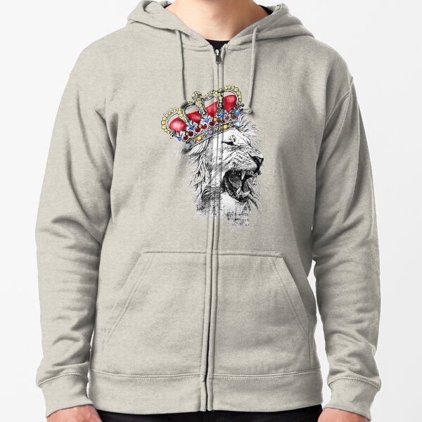 Heart of Leon England Crown Zipped Hoodie
