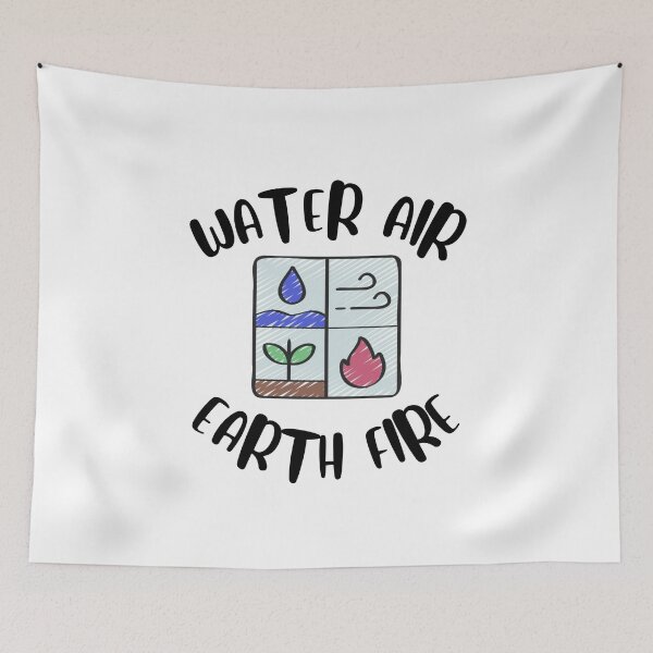 Item preview,  Earth water fire air signs : Happy earth day designed and sold by Yaatra.