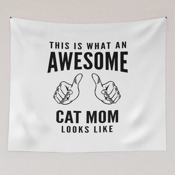 Item preview, This Is What An Awesome Cat Mom Looks Like designed and sold by soudaniet.