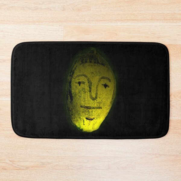 Item preview, Happy, Mellow Yellow Golden Spirit: Native American Face on a Yellow Rattle Gourd designed and sold by Spirit-World.