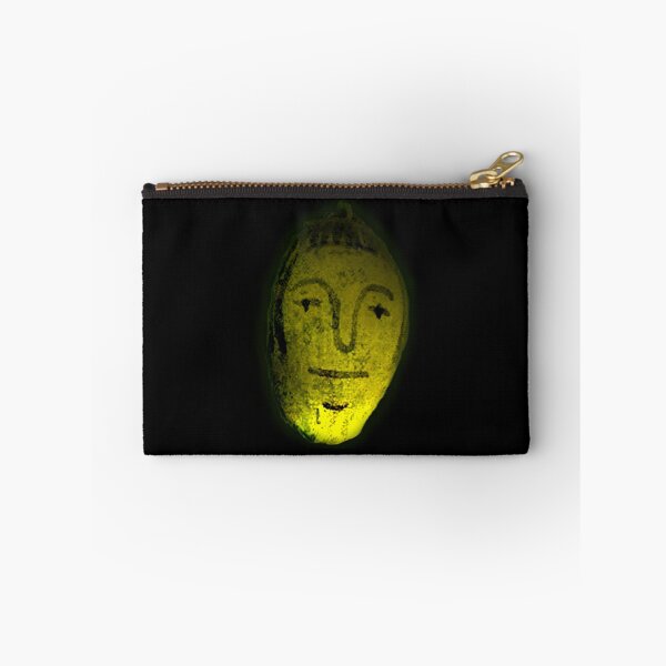 Item preview, Happy, Mellow Yellow Golden Spirit: Native American Face on a Yellow Rattle Gourd designed and sold by Spirit-World.