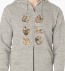 Sloths Zipped Hoodie