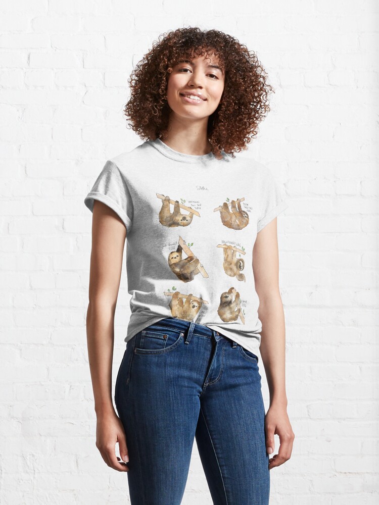 Alternate view of Sloths Classic T-Shirt