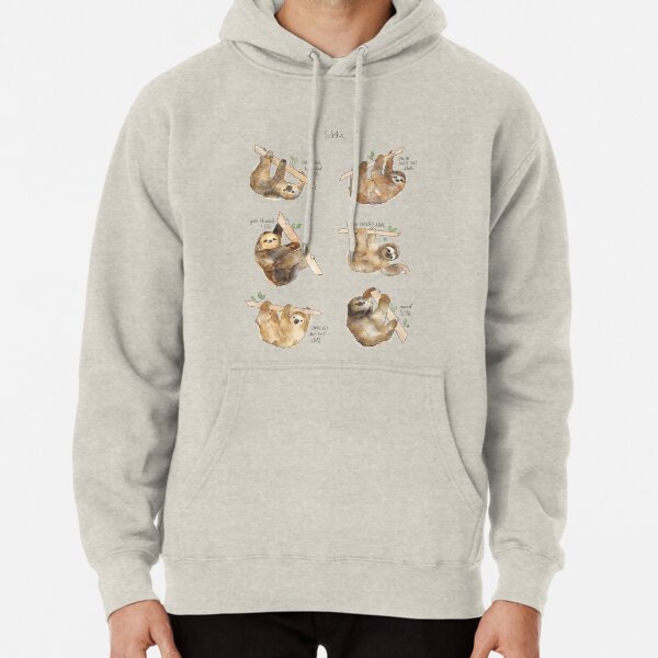 Sloths Pullover Hoodie