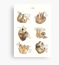 Sloths Canvas Print