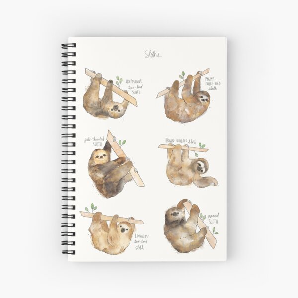 Sloths Spiral Notebook