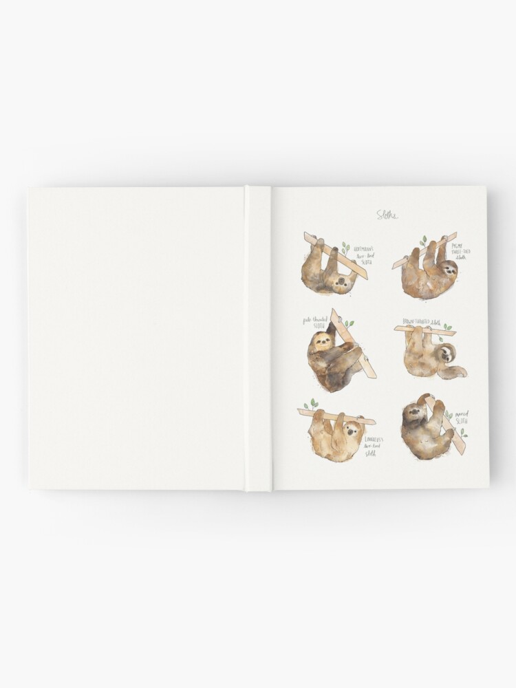 Alternate view of Sloths Hardcover Journal