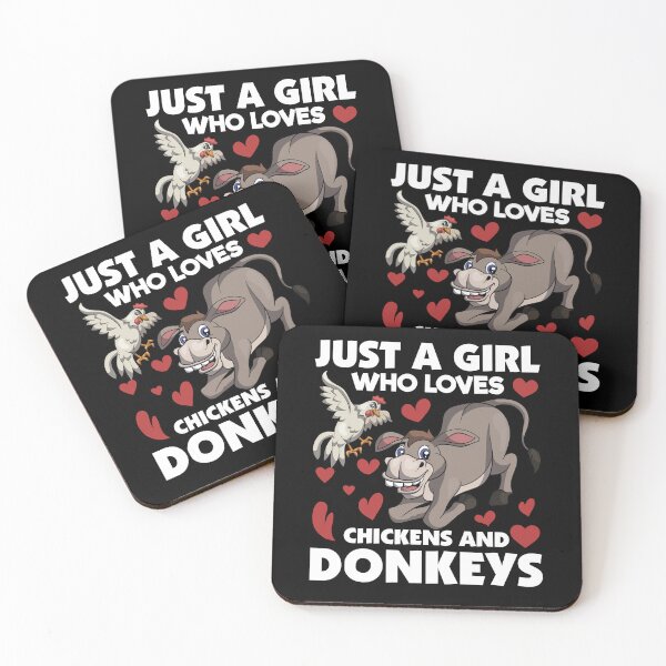 Item preview, Chicken Lover Farmer Girls Women Farming Farm Animal Donkey designed and sold by bestshirtdesign.