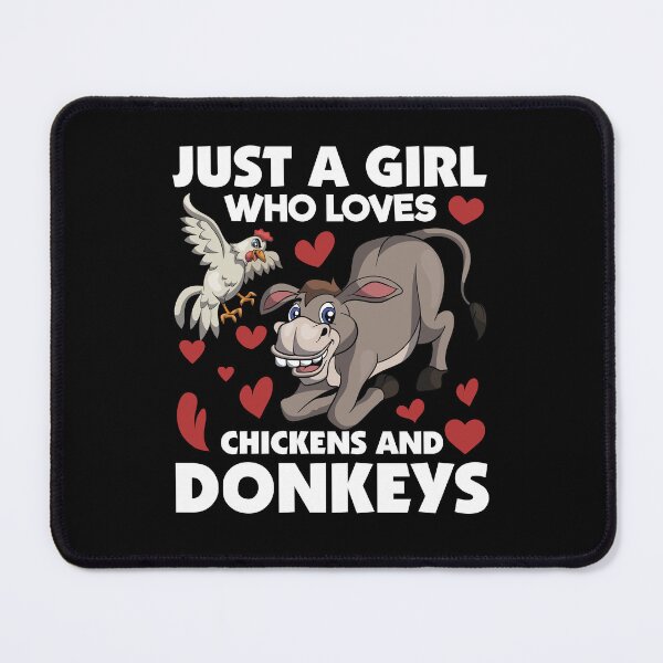 Item preview, Chicken Lover Farmer Girls Women Farming Farm Animal Donkey designed and sold by bestshirtdesign.