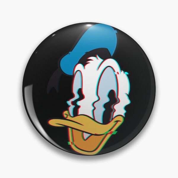 Item preview, glitchy duck sticker Sticker designed and sold by ahsenfiliz.