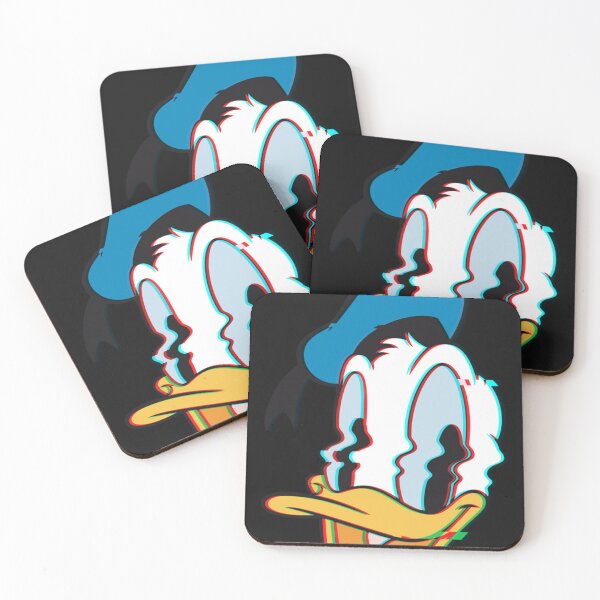 Item preview, glitchy duck sticker Sticker designed and sold by ahsenfiliz.