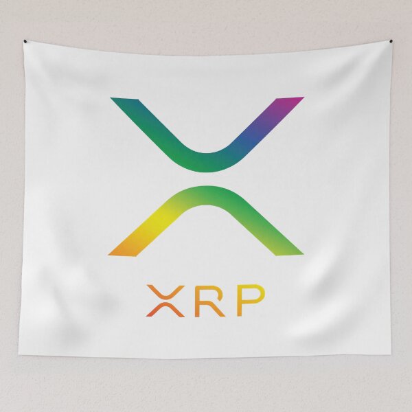 Item preview, RAINBOW GRADIENT XRP RIPPLE NEW LOGO designed and sold by AdamPaul67.