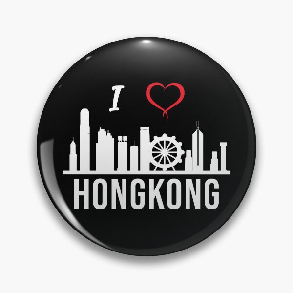 Item preview, I love Hong Kong Skyline Hong Kong South East Asia designed and sold by alltheprints.