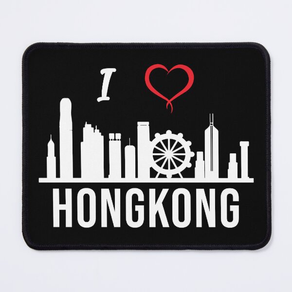 Item preview, I love Hong Kong Skyline Hong Kong South East Asia designed and sold by alltheprints.
